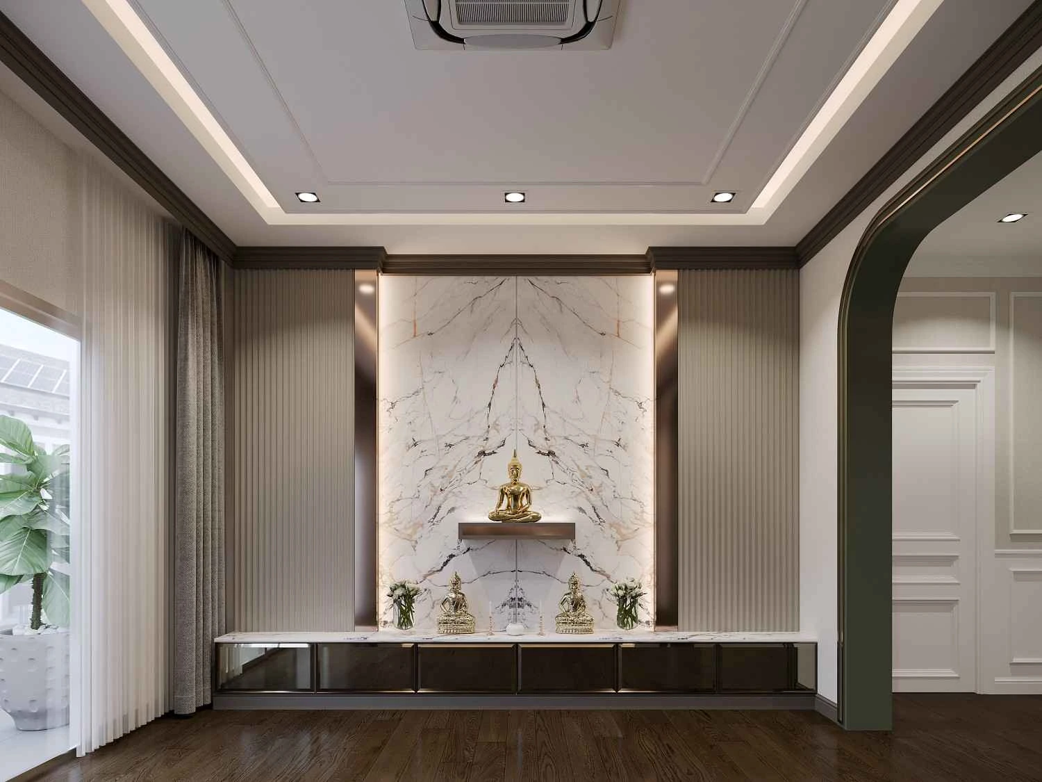 pooja room interior design