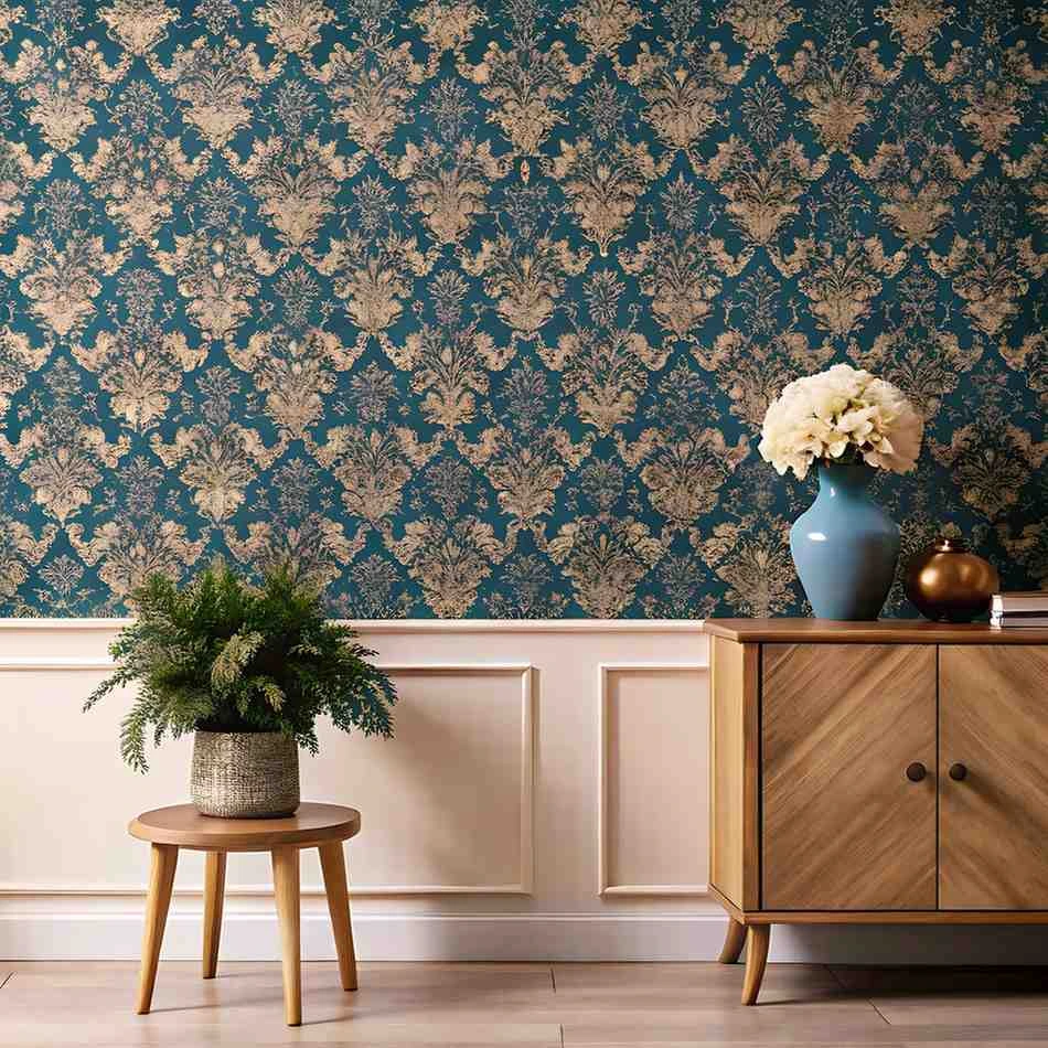  wall paint design for drawing room