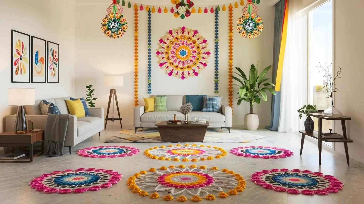 diwali wall decoration ideas