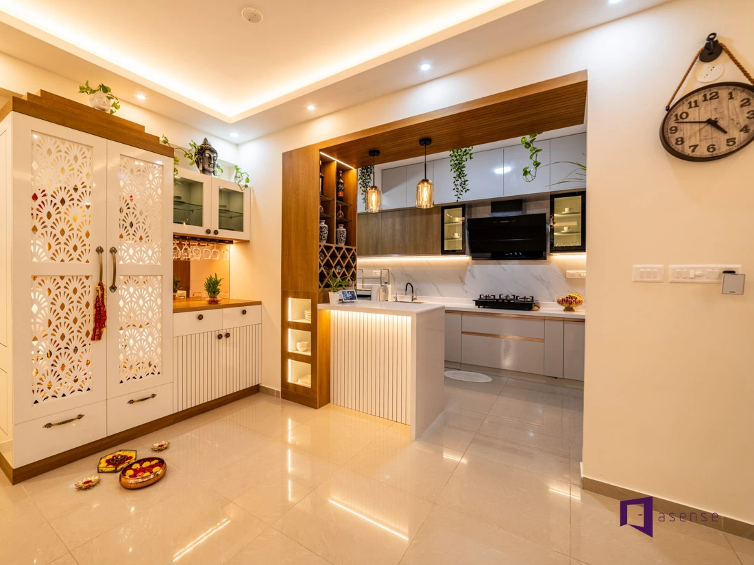  pooja room design in kitchen