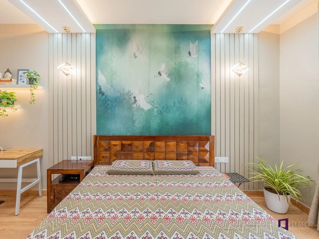 wall design for bedroom