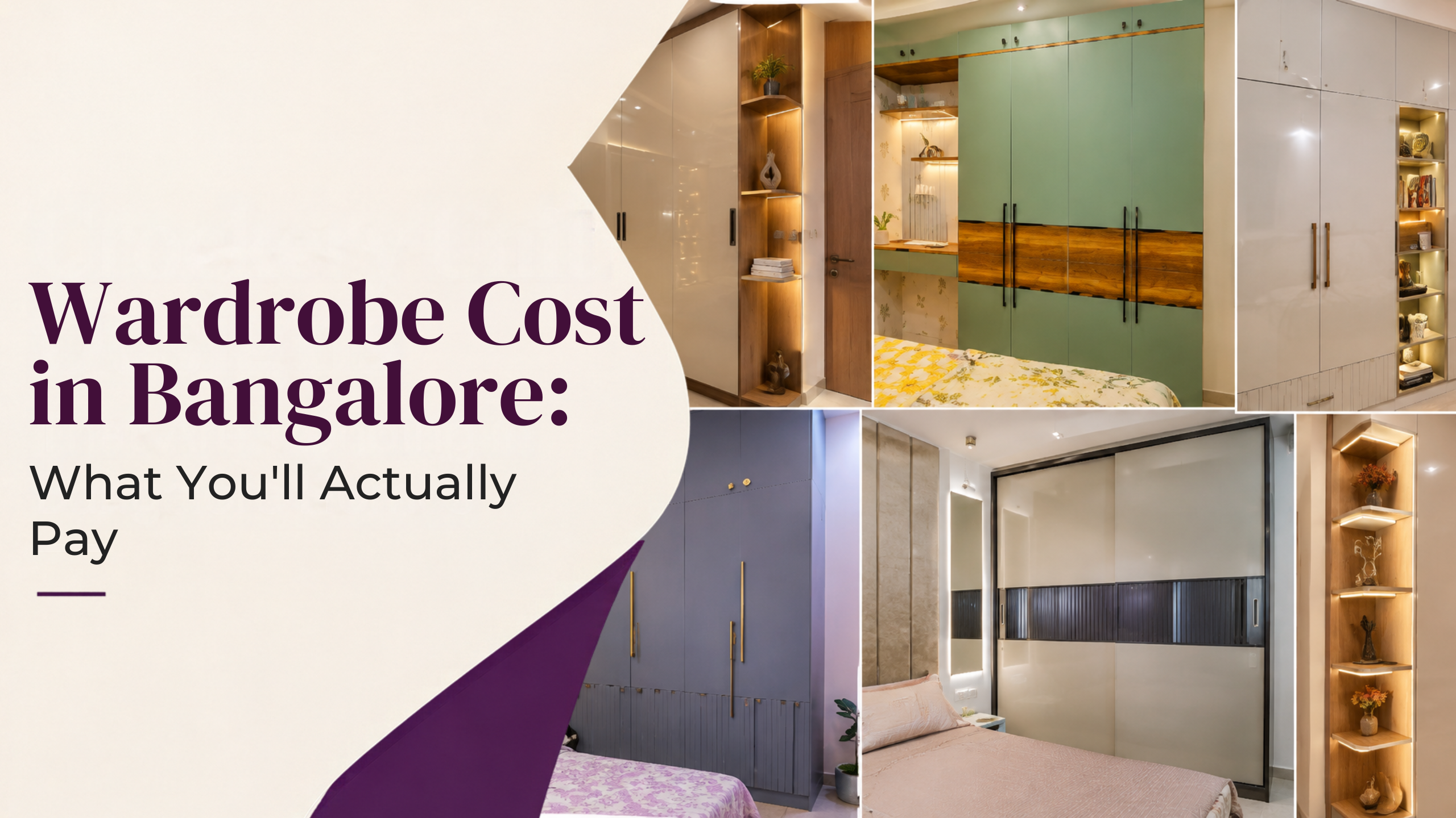 Wardrobe Cost in Bangalore 2026: Price Per Sq Ft, By Material and Type