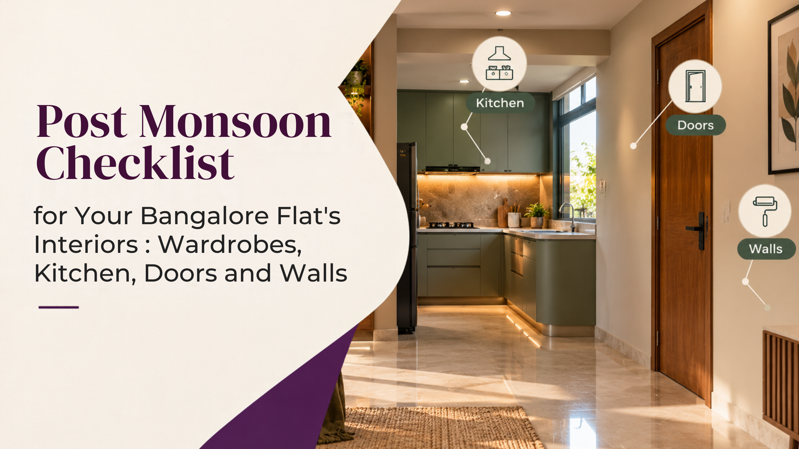 Post Monsoon Interior Maintenance Checklist for Bangalore Apartments
