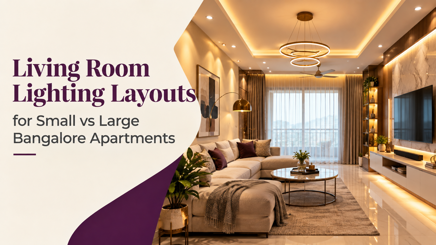 Living Room Lighting That Actually Fits Your Apartment