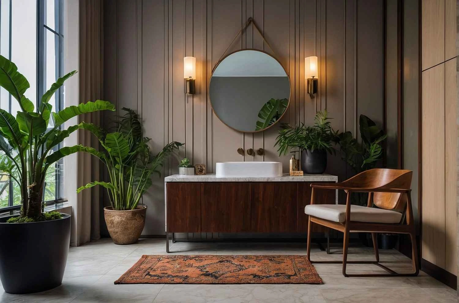 modern wash basin designs in hall