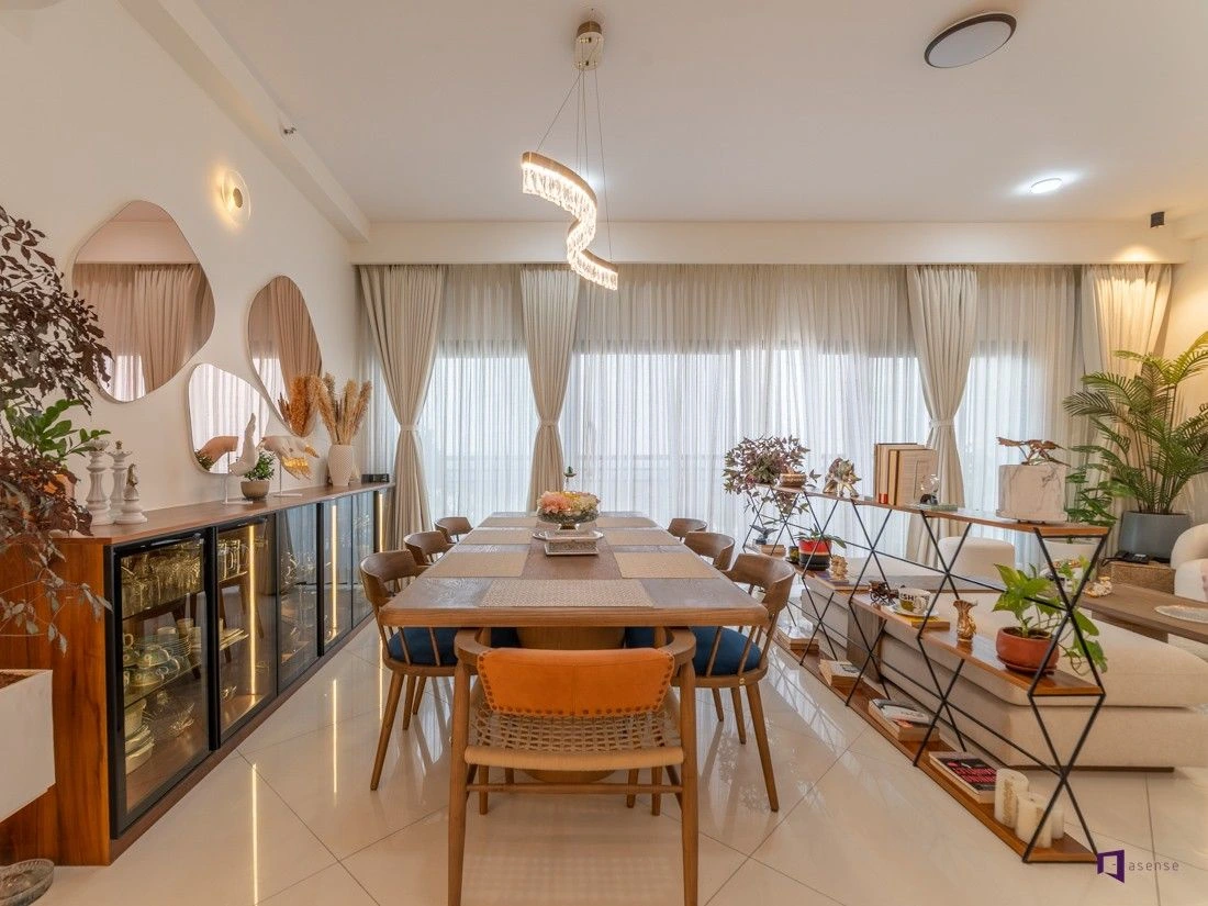 wood modern dining table design