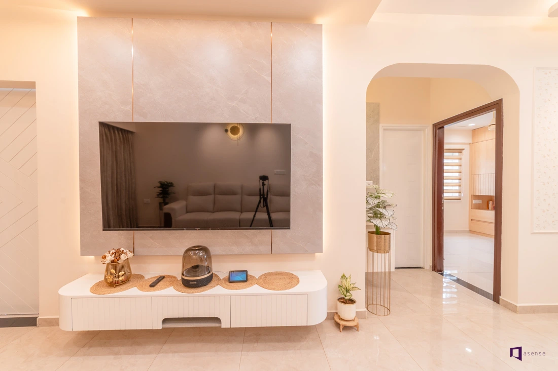 Top Modern TV Panel Design For Living Rooms By Interior Designers In Bangalore