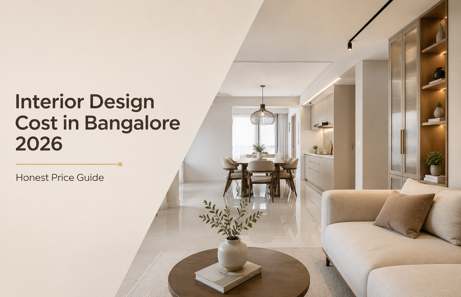 Interior Design Cost in Bangalore 2026 — Honest Price Guide