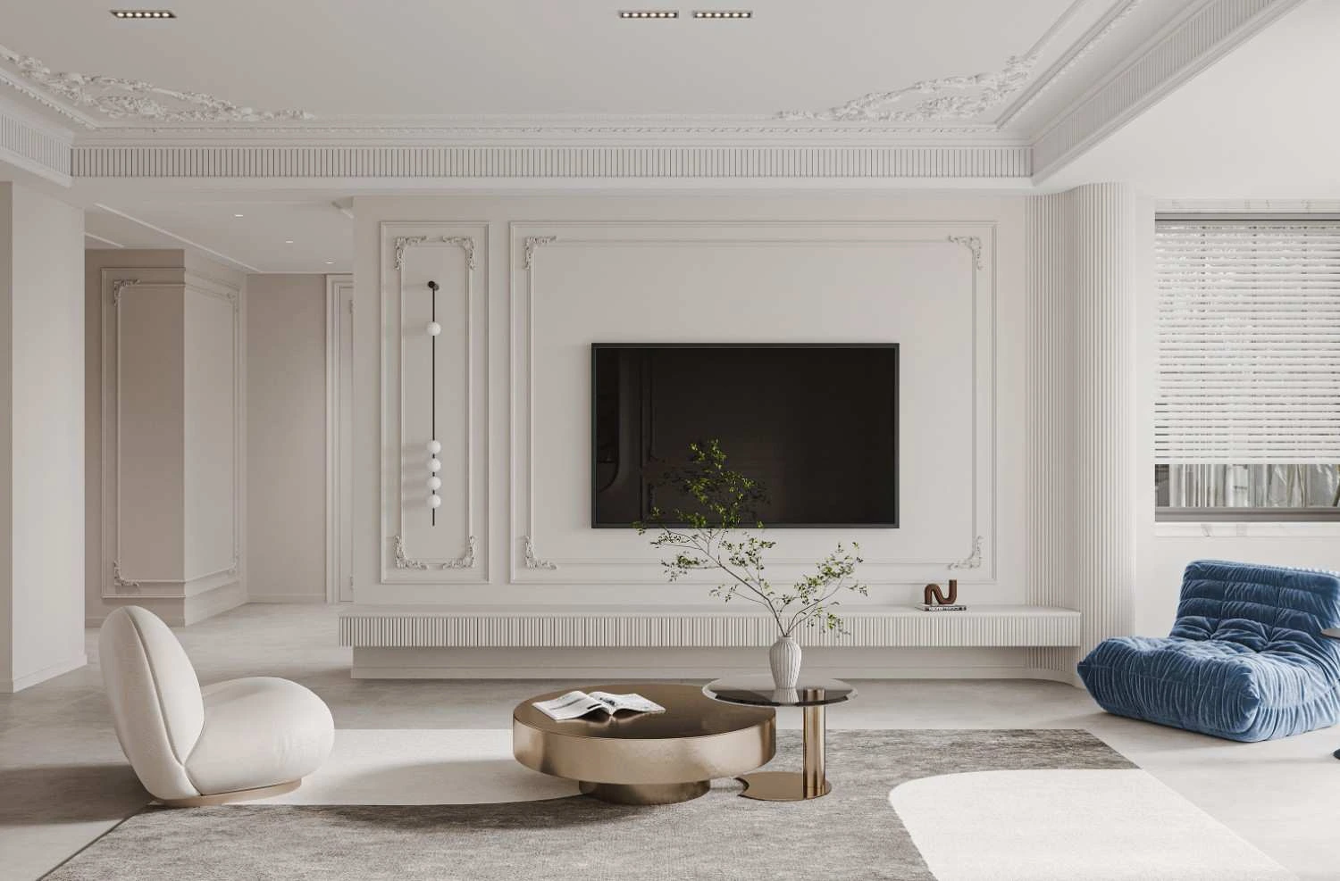Stylish Modern Gypsum TV Unit Designs to Transform Your Living Room in 2025