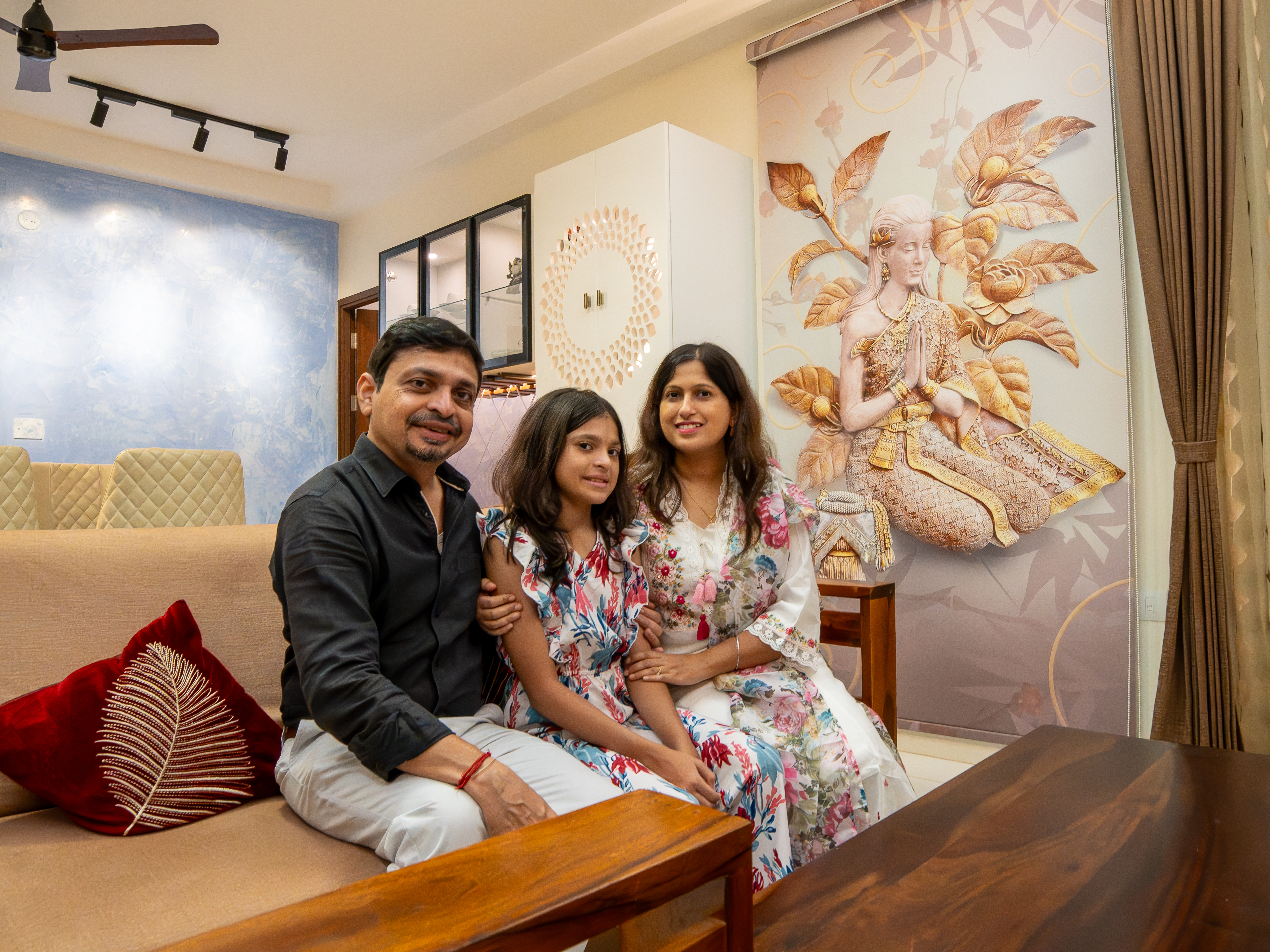 From Empty Flat to Luxury Home: Haimanti & Rakesh’s 3BHK Interior Design Story in Bangalore
