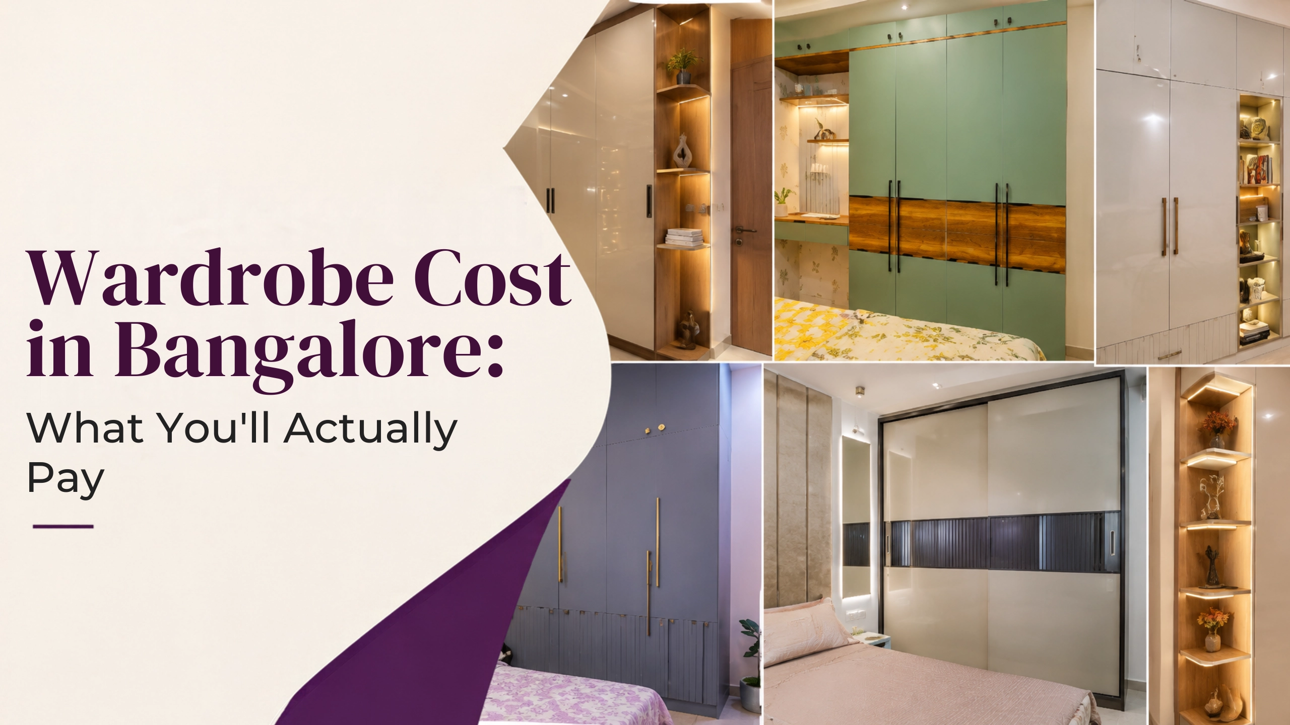 Wardrobe Cost in Bangalore 2026: Price Per Sq Ft, By Material and Type