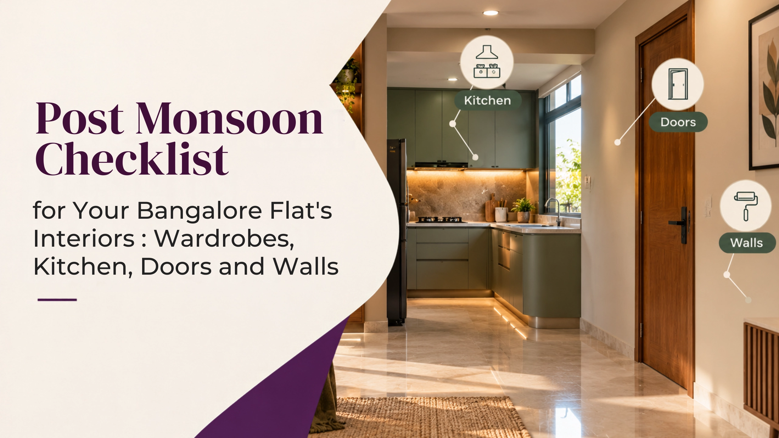Post Monsoon Interior Maintenance Checklist for Bangalore Apartments