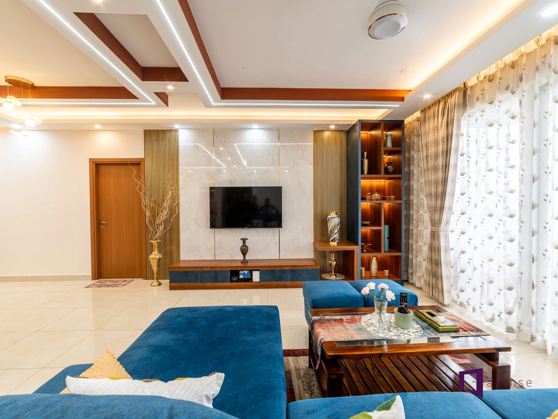 Stylish Wardrobe Design with Built-in TV Unit for Modern Homes
