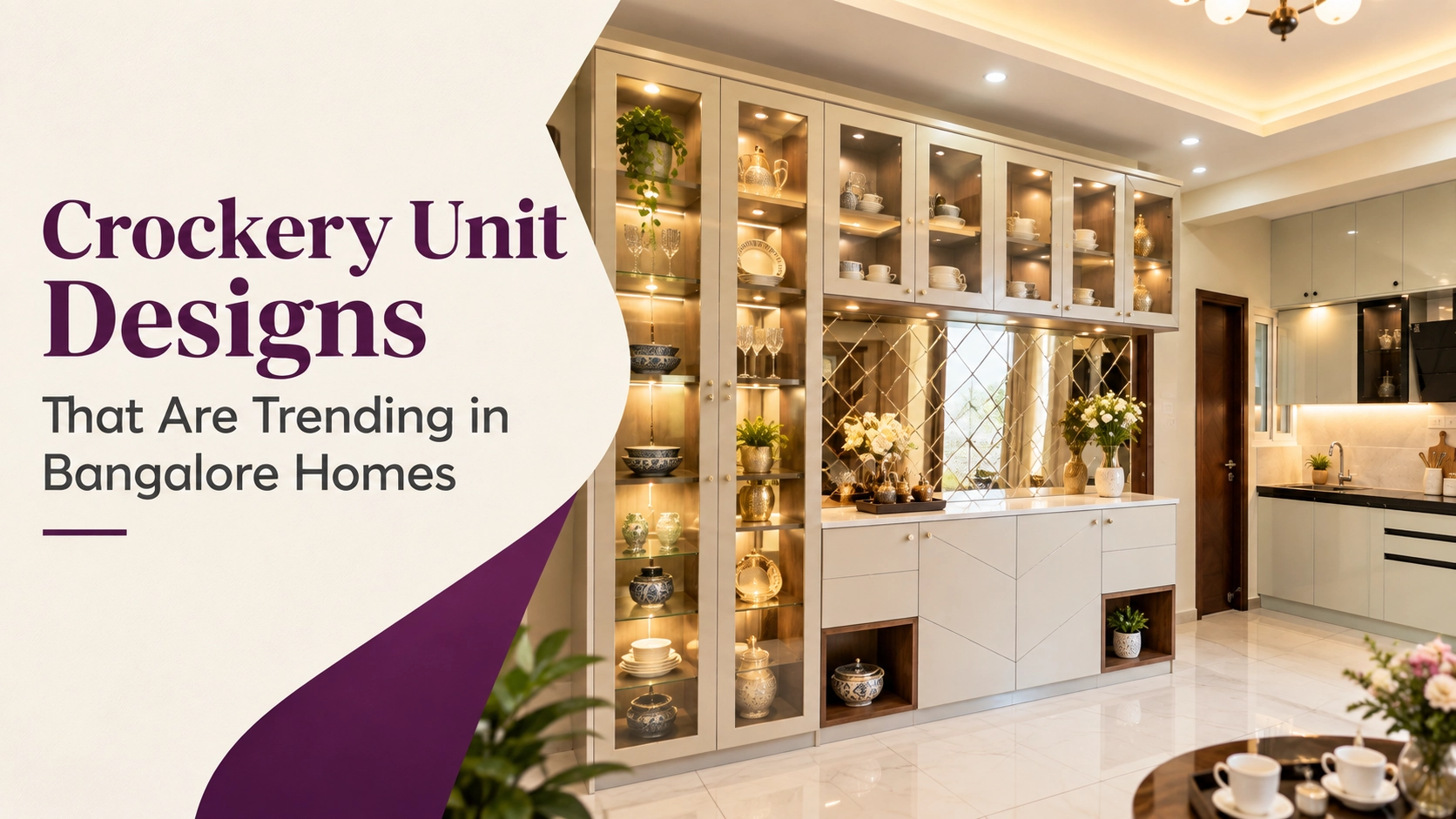 Crockery Unit Design Ideas That Actually Work in 2026