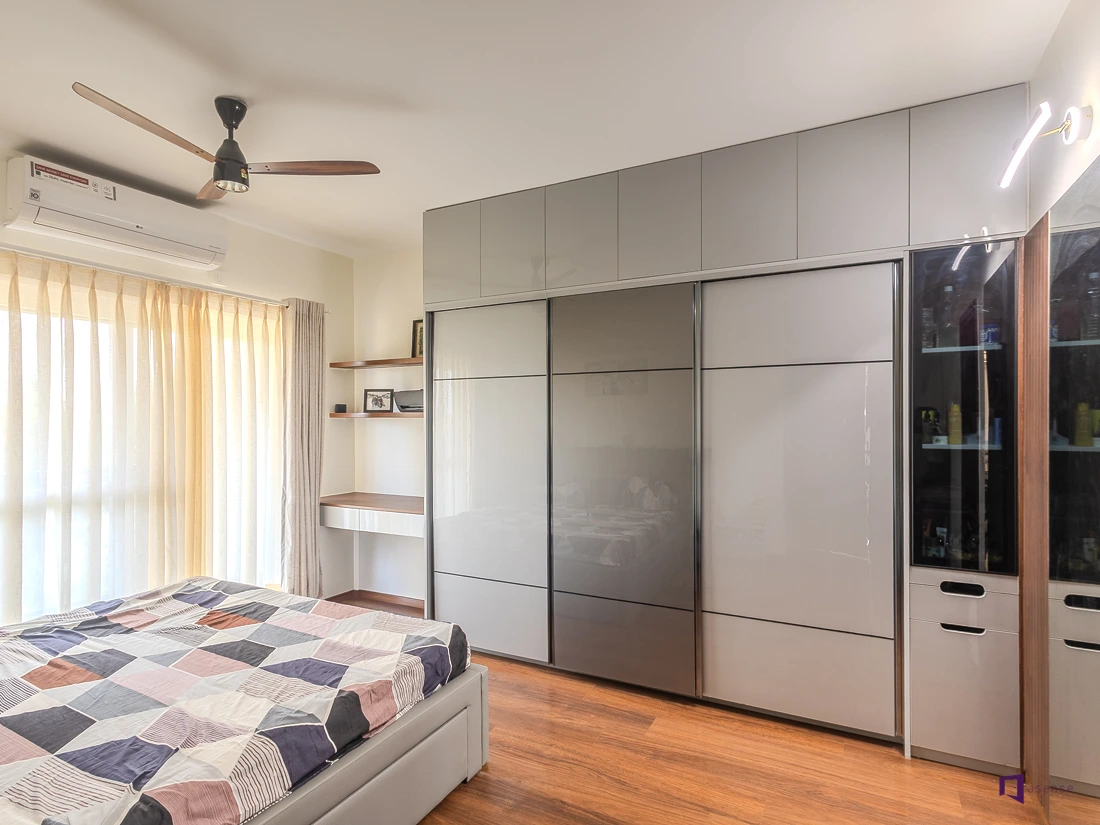 How Sliding Wardrobes With Study Tables Make Small Rooms Feel Bigger